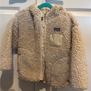 Patagonia Kids Beige Fleece Jacket